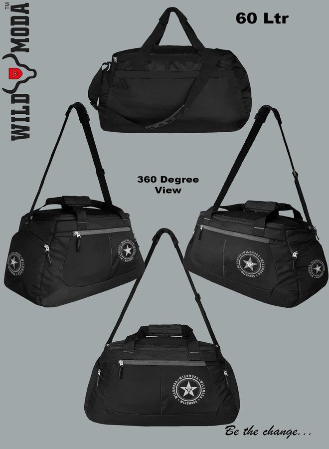 WILD MODA 60L Starwars : Multipurpose Gym Bag, Duffel Bag, Travel Bag, Sports Bag (Black) - Image 3
